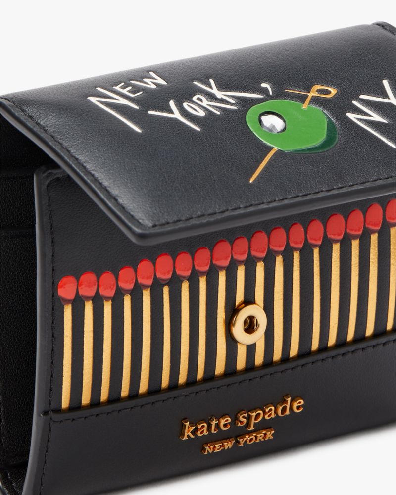 Kate Spade,パーフェクト マッチ フラップ カード ケース,カードケース & キーケース,ブラックマルチ