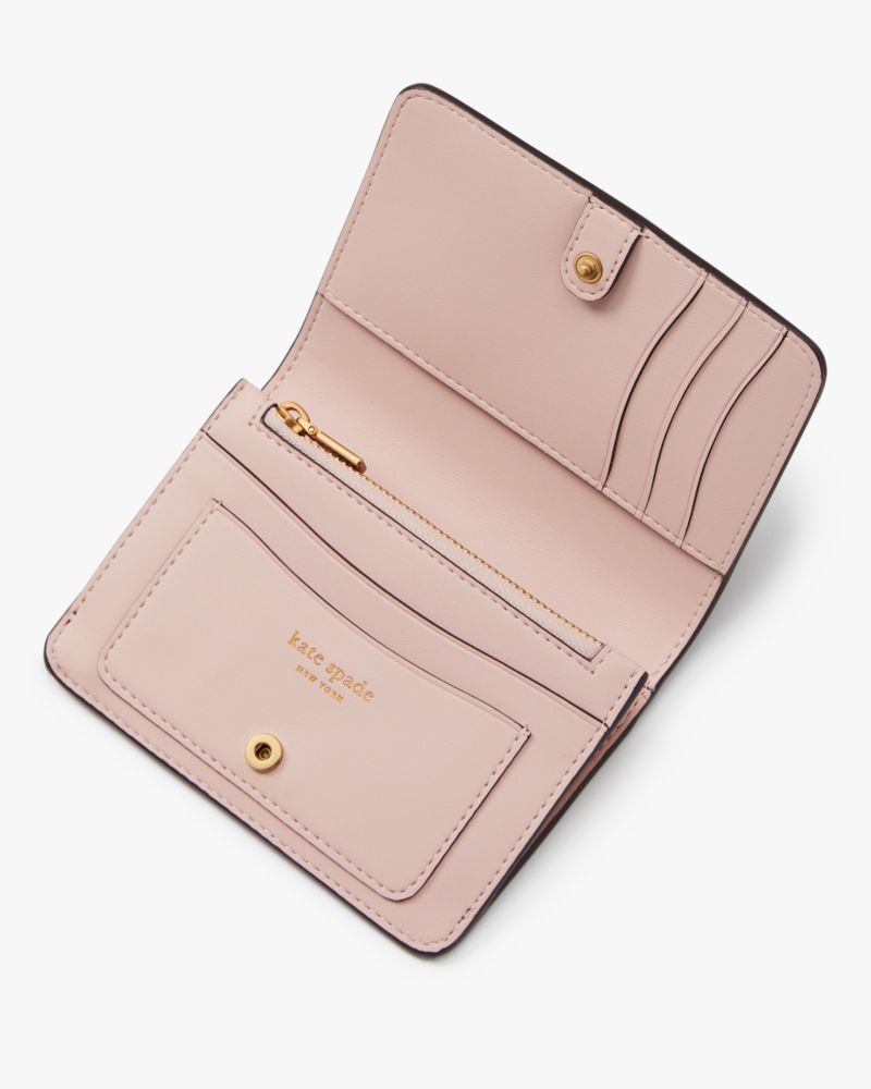 Kate Spade,Ava Bifold Card Case,Cordovan