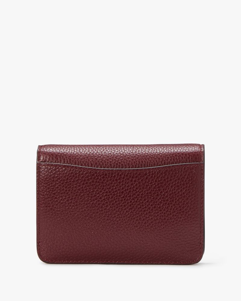 Kate Spade,Ava Bifold Card Case,Cordovan