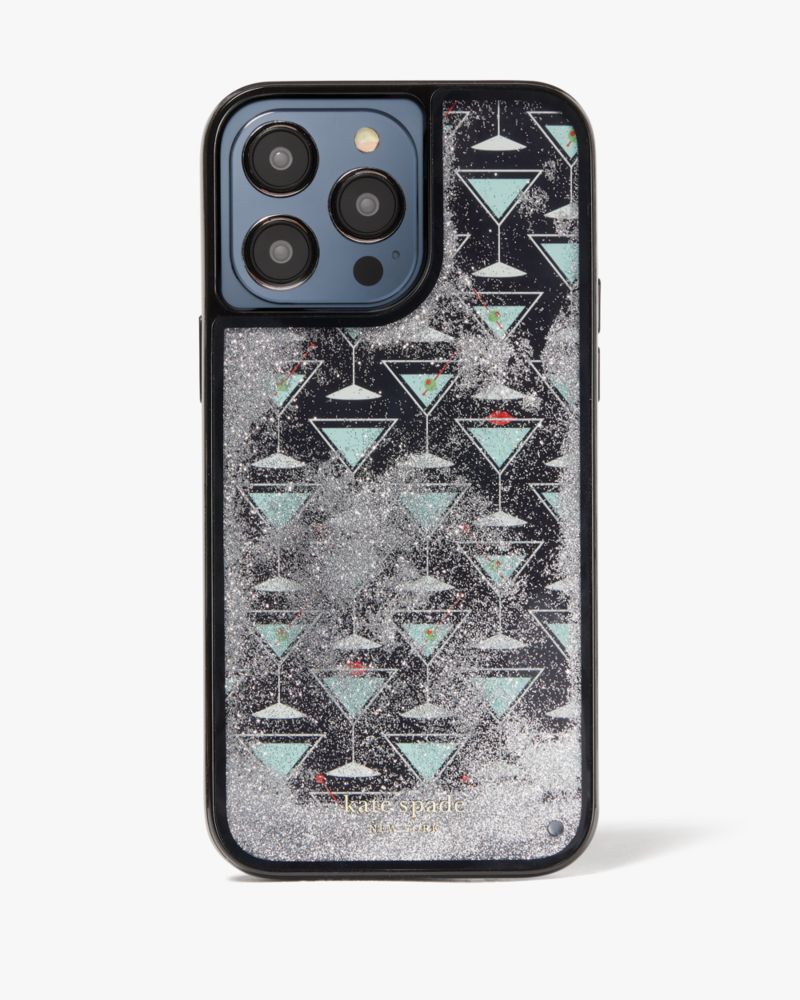 Shaken Not Stirred Liquid Glitter iPhone 14 Pro Max Case