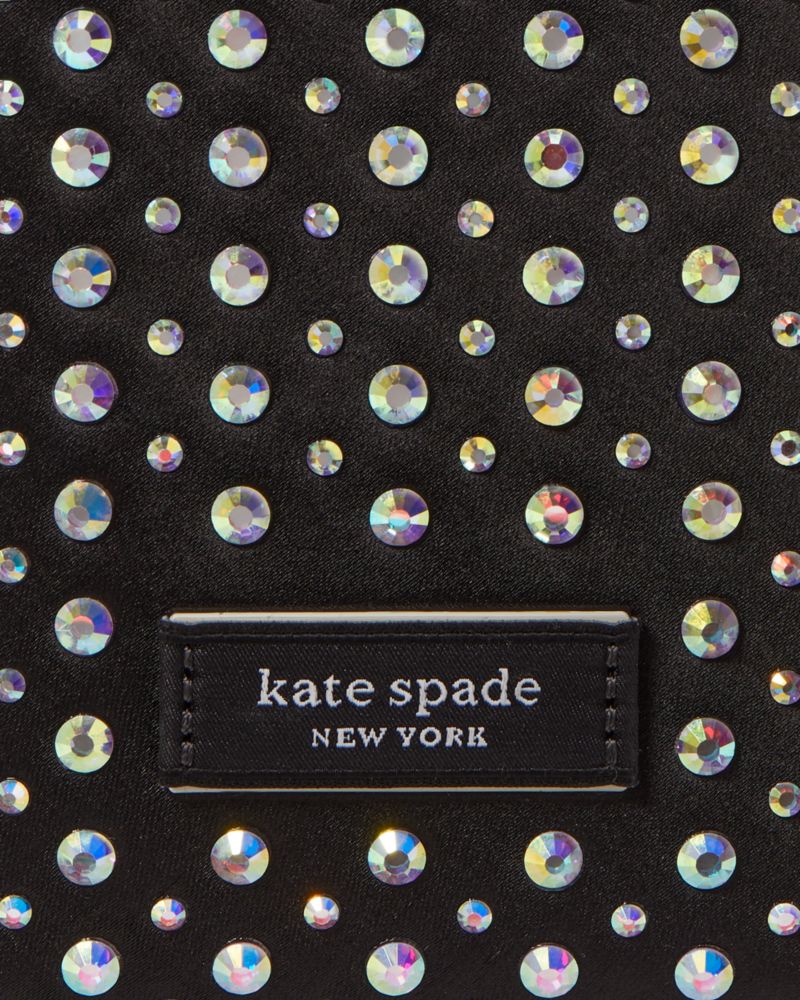 Swing Embellished Satin Phone Pouch Kate Spade New York