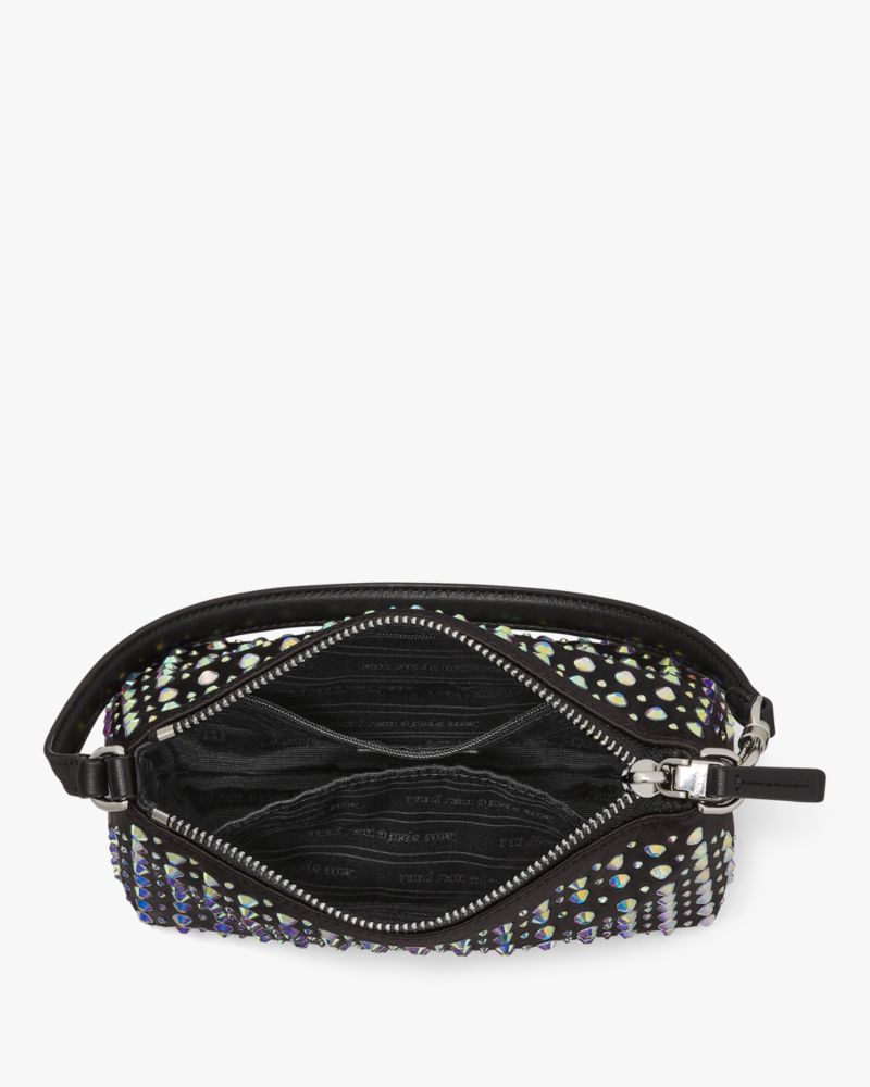 Lulu Crystal Embellished East West Pochette