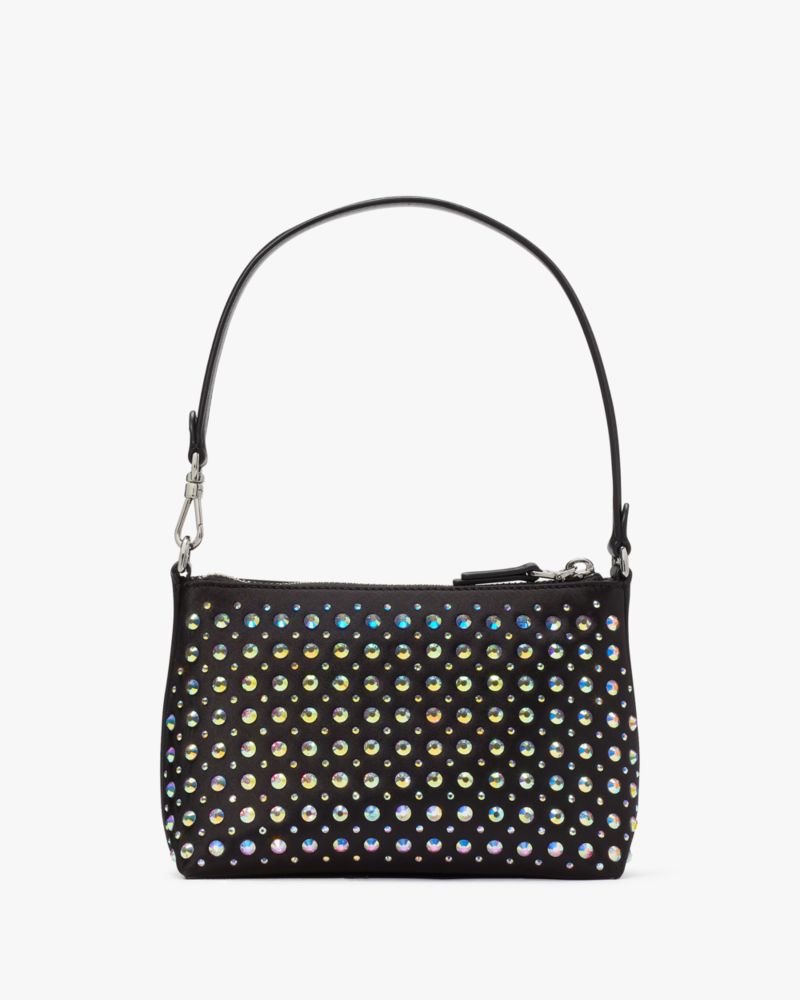 Lulu Crystal Embellished East West Pochette