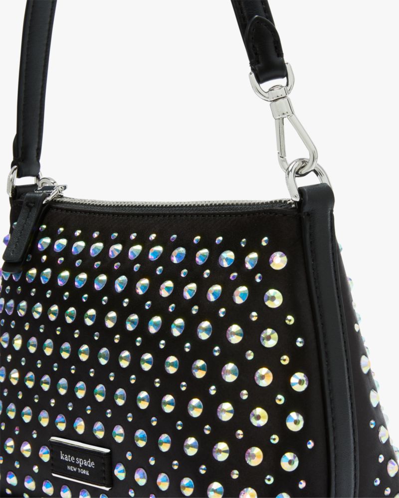 Lulu Crystal Embellished East West Pochette