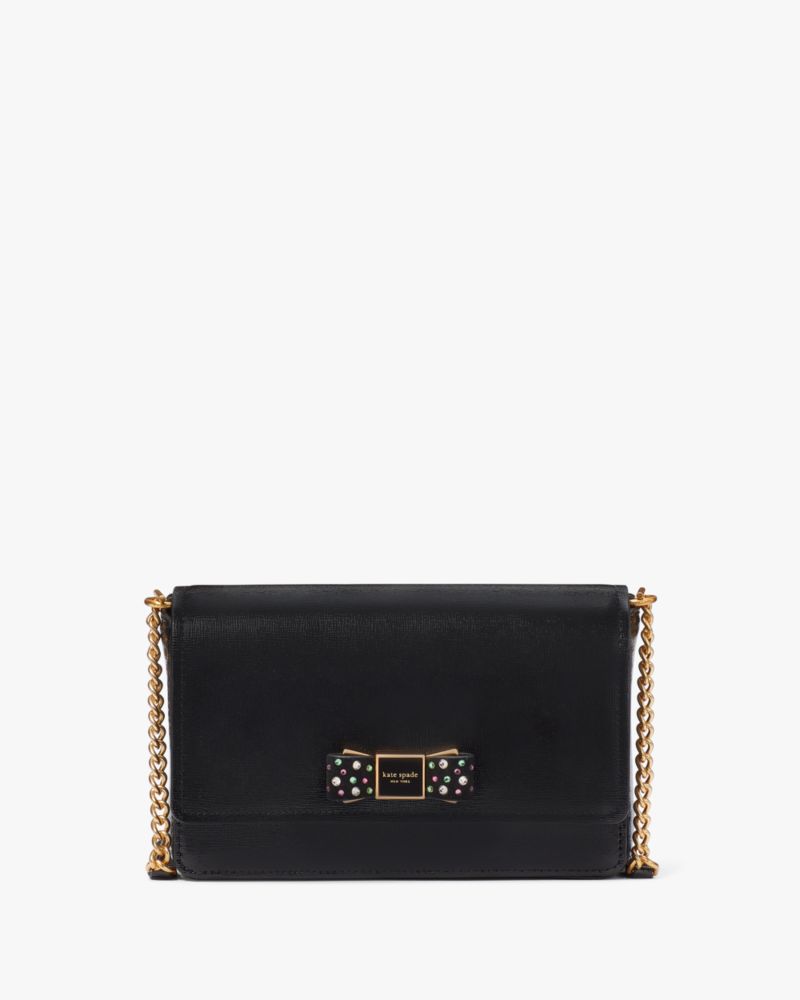 Kate spade black discount purse with chain