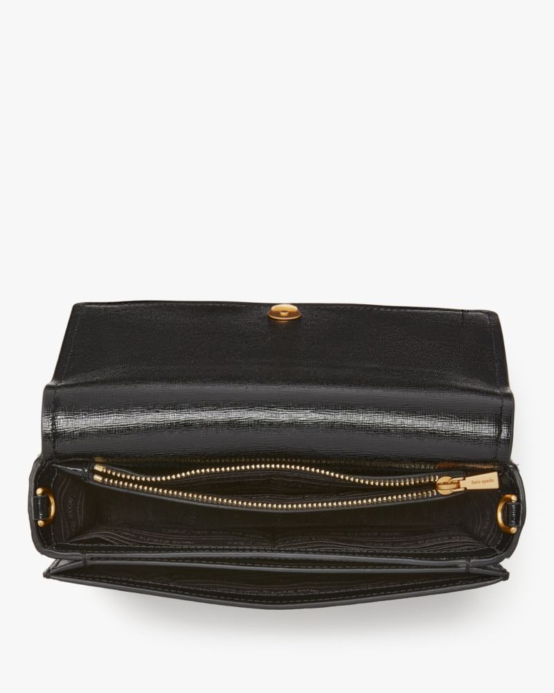 Black kate spade purse with online bow