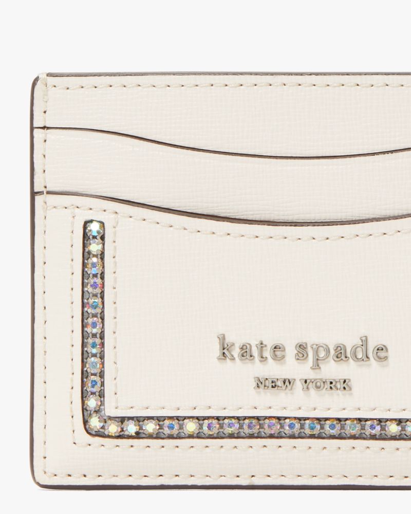 Morgan Crystal Inlay Cardholder | Kate Spade UK