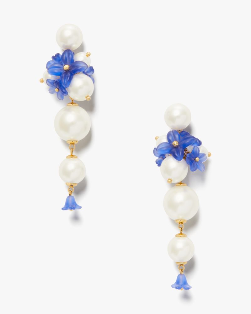 Kate spade pearl sales flower earrings