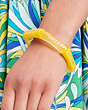 Kate Spade,Seeing Stripes Thin Hexagon Bangle,Yellow Multi