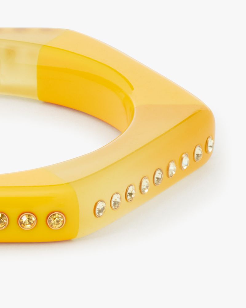 Kate Spade,Seeing Stripes Thin Hexagon Bangle,