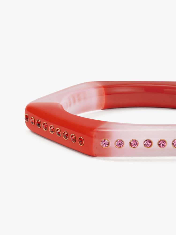 Kate Spade,Seeing Stripes Thin Hexagon Bangle,