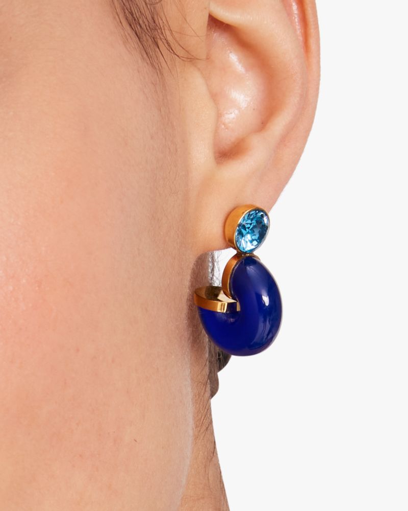 Kate Spade,Seeing Stripes Stud Hoops,