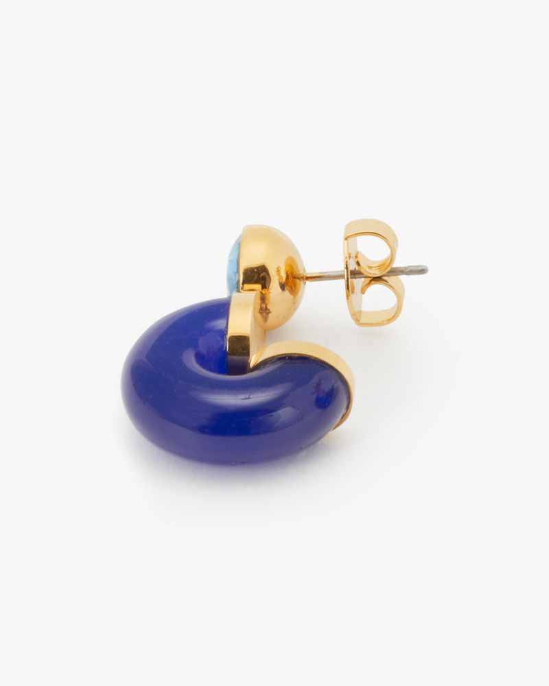 Kate Spade,Seeing Stripes Stud Hoops,