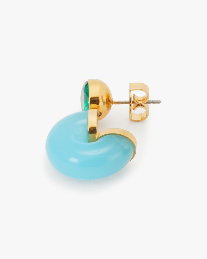 Kate Spade,Seeing Stripes Stud Hoops,