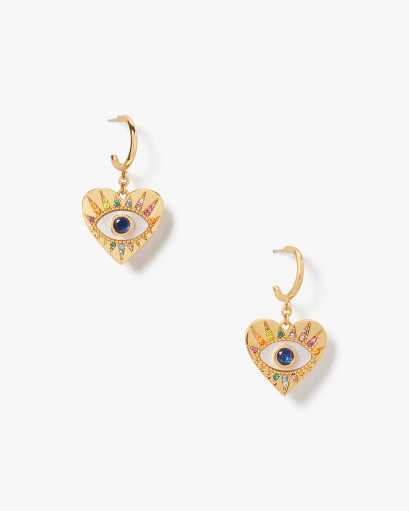 Evil Eye Huggie Drop Earrings Kate Spade New York