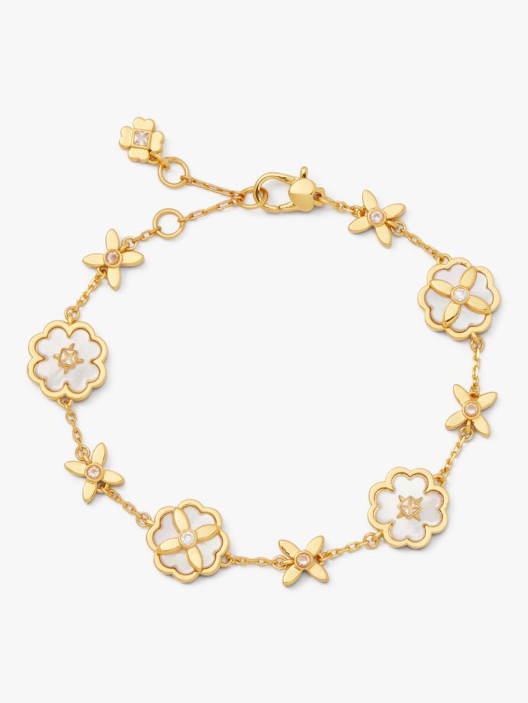 Kate Spade,Heritage Bloom Line Bracelet,