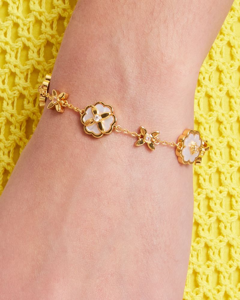 Kate Spade,Heritage Bloom Line Bracelet,