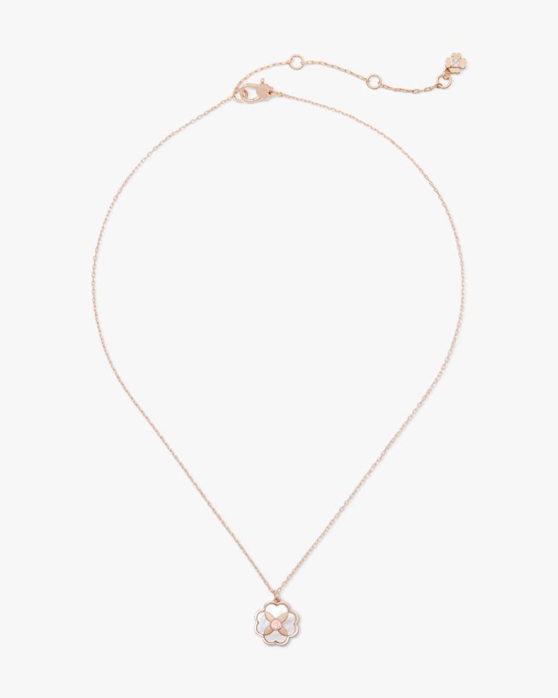 Kate Spade,ヘリテージ ブルーム ペンダント,全てのアウトレット,ローズ