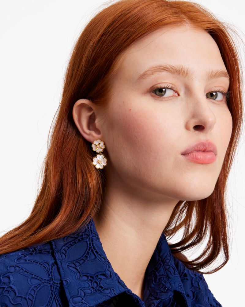 Heritage Bloom Drop Earrings