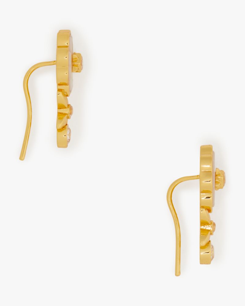 Kate Spade,ヘリテージ ブルーム イヤー クローラー,全てのアウトレット,クリーム/ゴールド