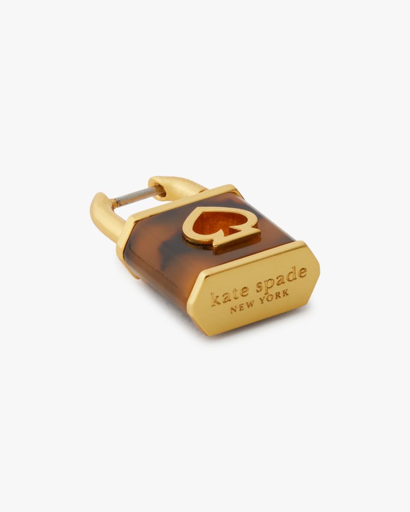 Kate Spade,Lock And Spade Huggies,
