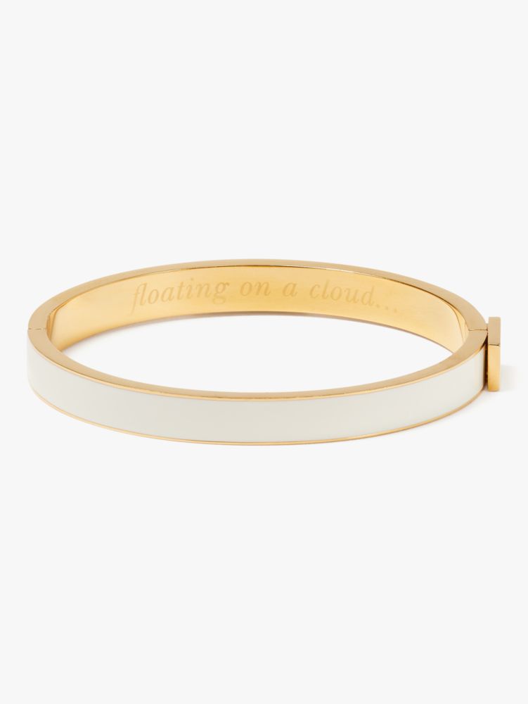 Kate Spade,フローティング オン ア クラウド シン イディオム バングル,全てのアウトレット,