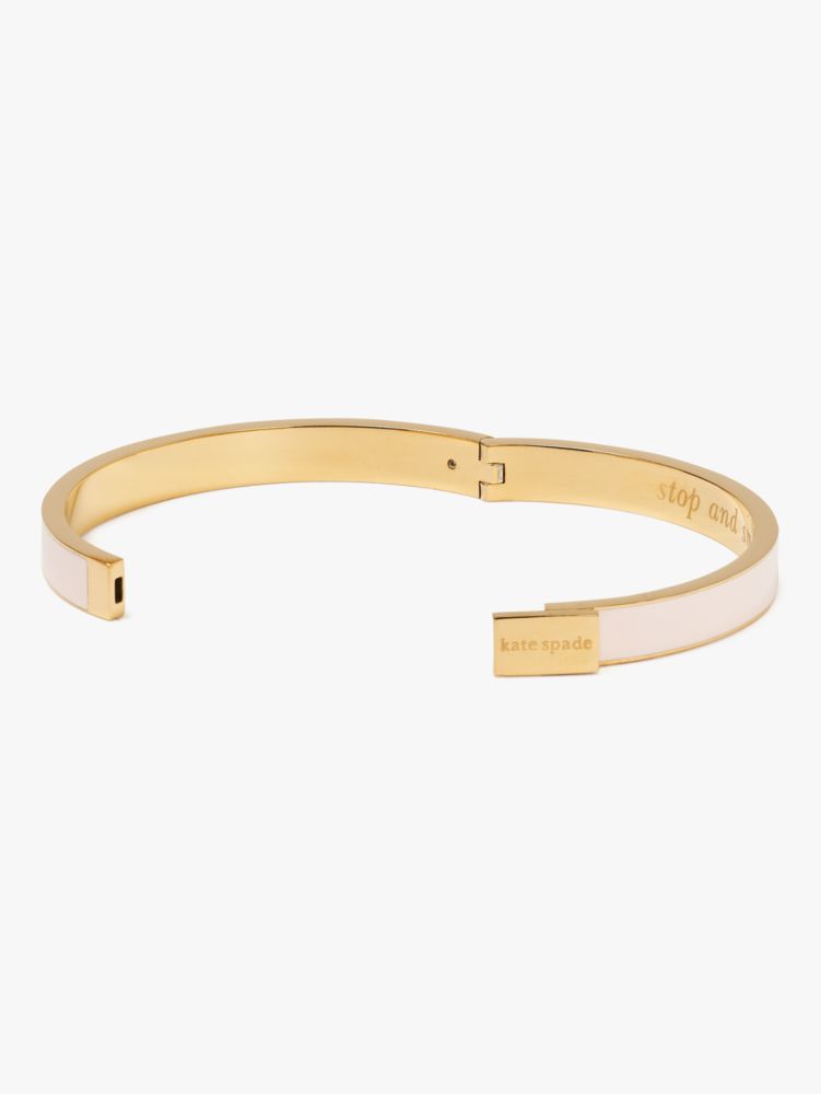 Stop And Smell The Roses Thin Idiom Bangle | Kate Spade UK