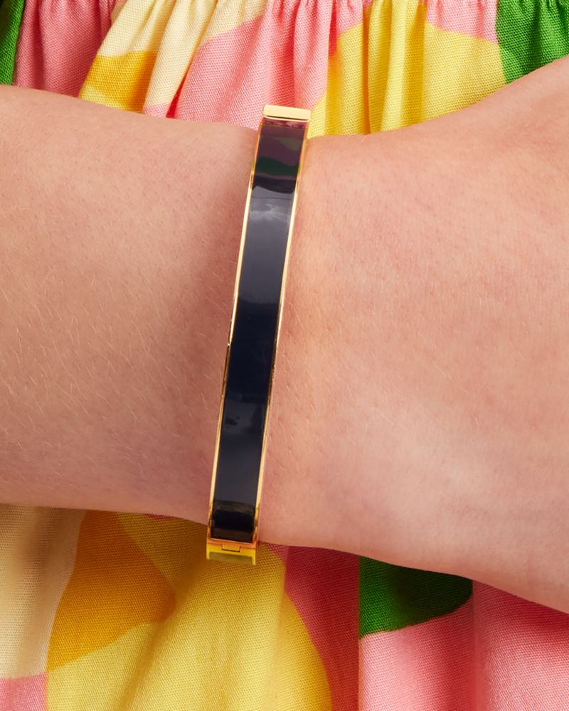 Kate Spade,Make Waves Idiom Bangles,Beaded,Metal Material,Casual,Black
