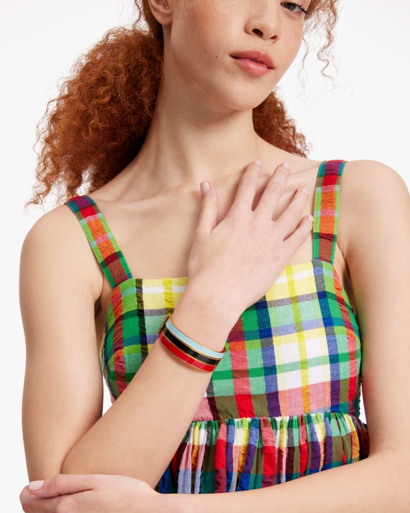 Kate Spade,Push Your Luck Thin Idiom Bangle,