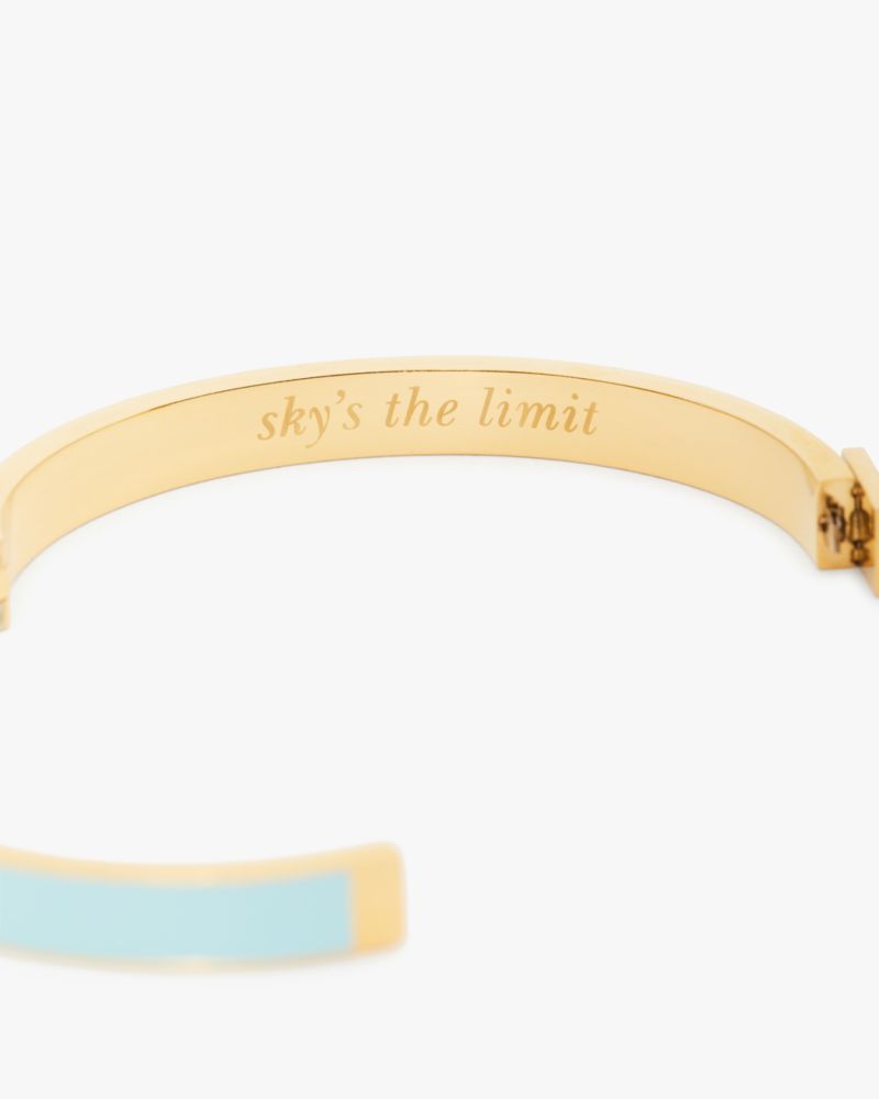 Kate Spade,Sky Is The Limit Thin Idiom Bangle,