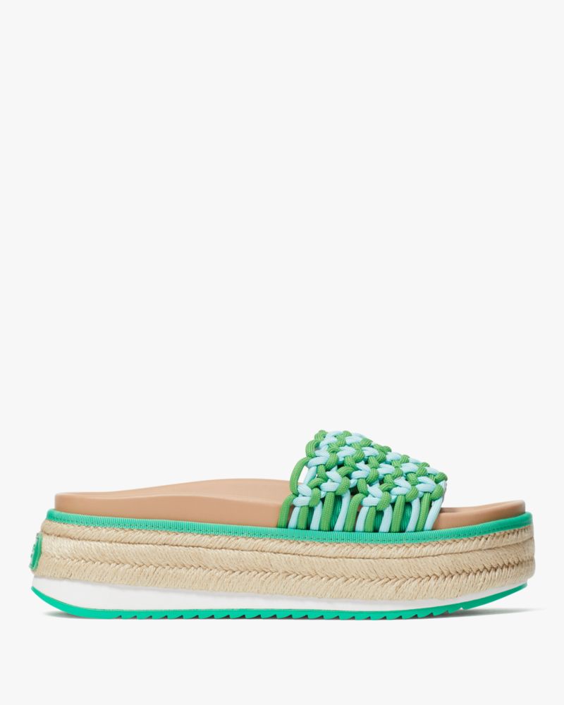 Kate Spade,Vita Platform Slide Sandals,Multi Color