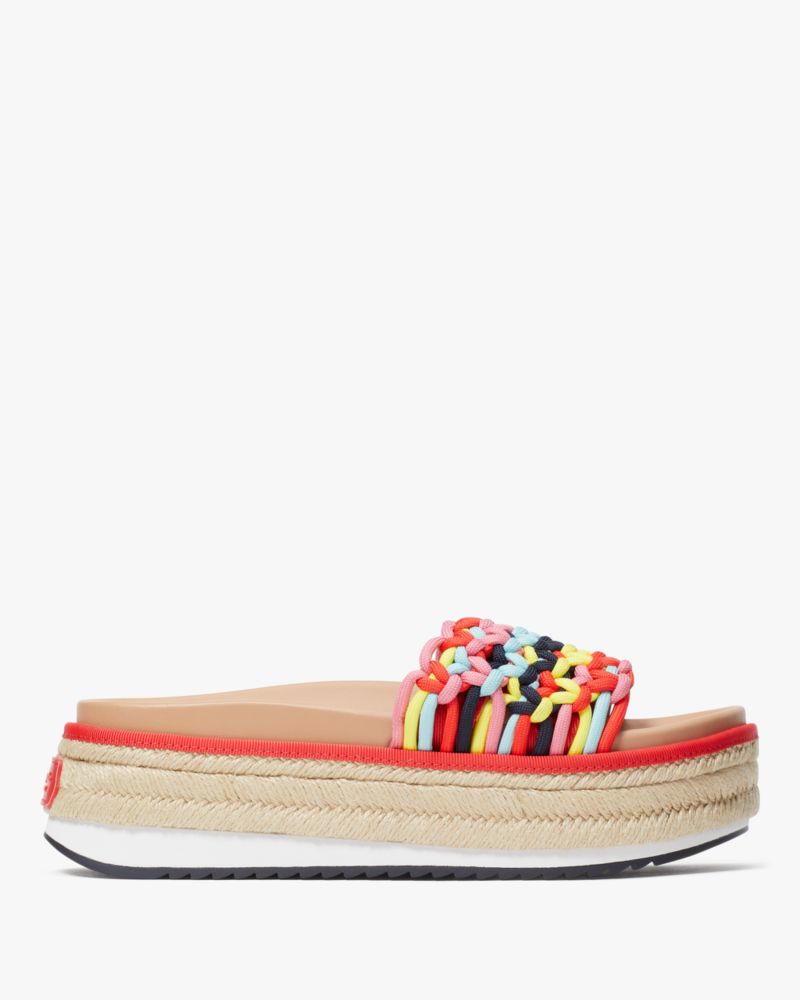 Kate Spade,Vita Platform Slide Sandals,Casual,Multi