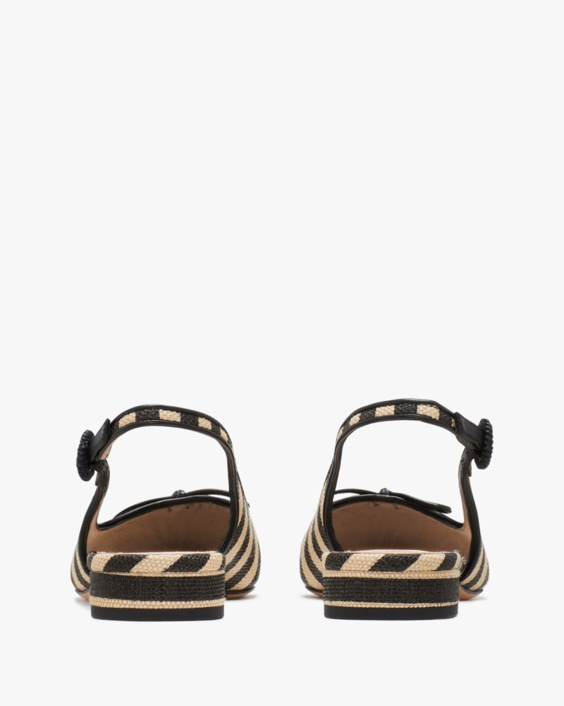 Kate Spade,Veronica Raffia Slingback Flats,