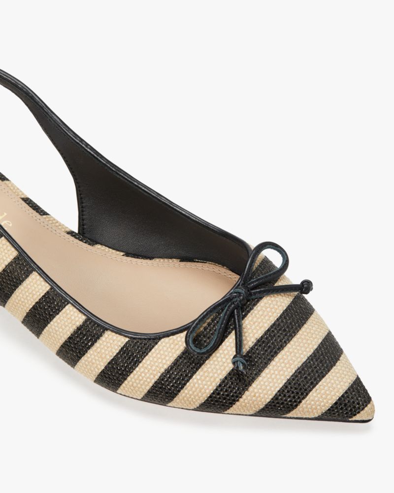 Veronica Raffia Slingback Flats