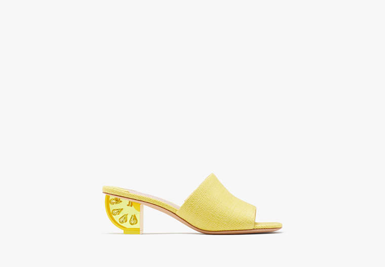 Kate Spade,Citrus Sandals,Evening,Yellow Zing