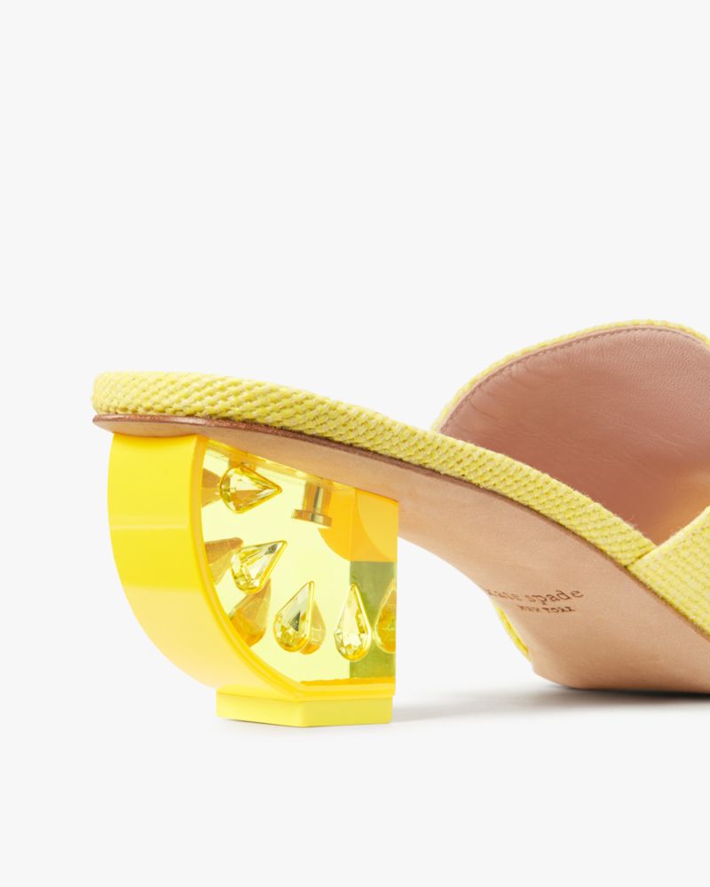 Kate Spade,Citrus Sandals,Evening,Yellow Zing