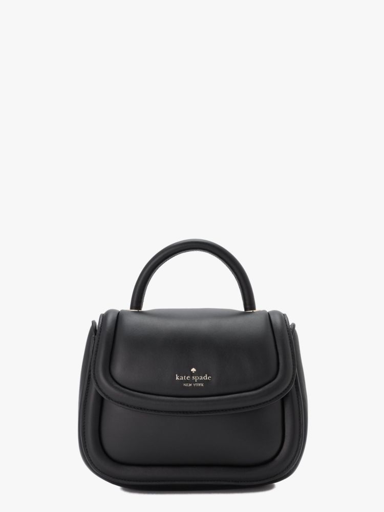 Kate Spade,Puffy Top Handle Crossbody,Black