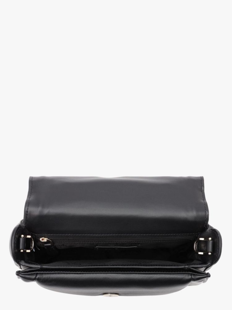 Kate Spade,Puffy Top Handle Crossbody,Black