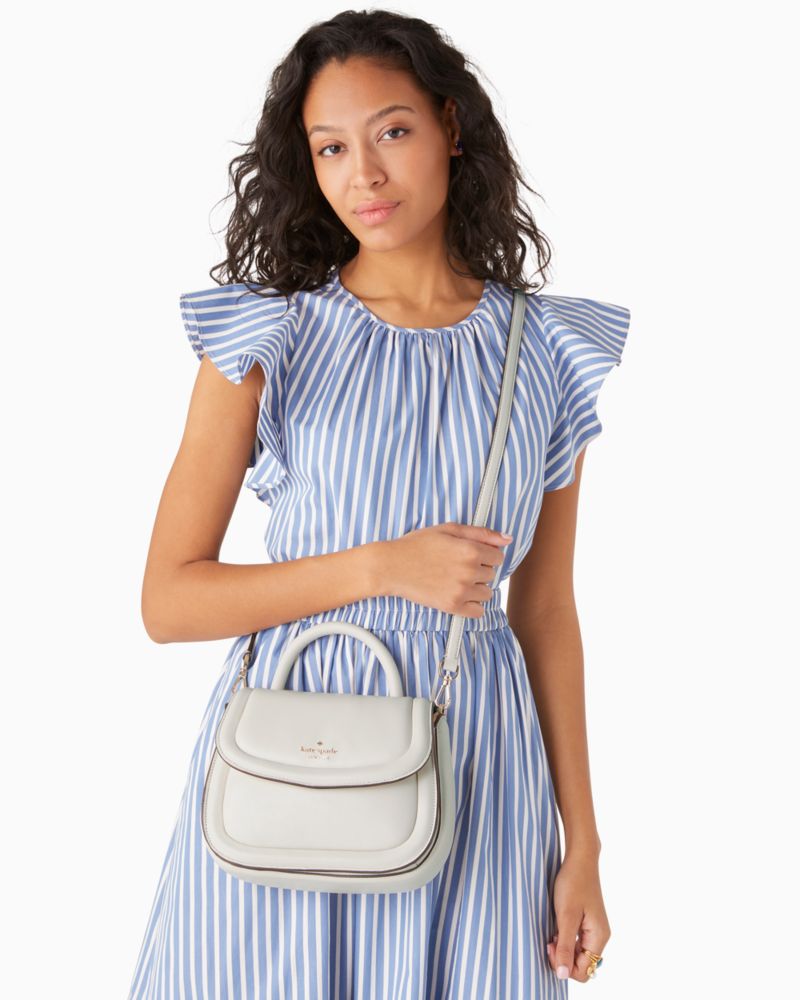 Kate Spade Pink Leather Foldover Crossbody Bag With Chain Handle, $213, Asos