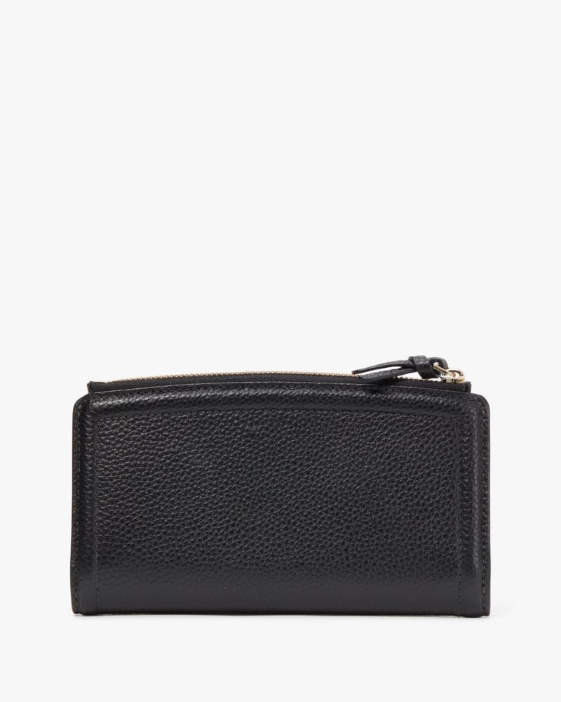 Kate Spade,Knott Zip Slim Wallet,Black