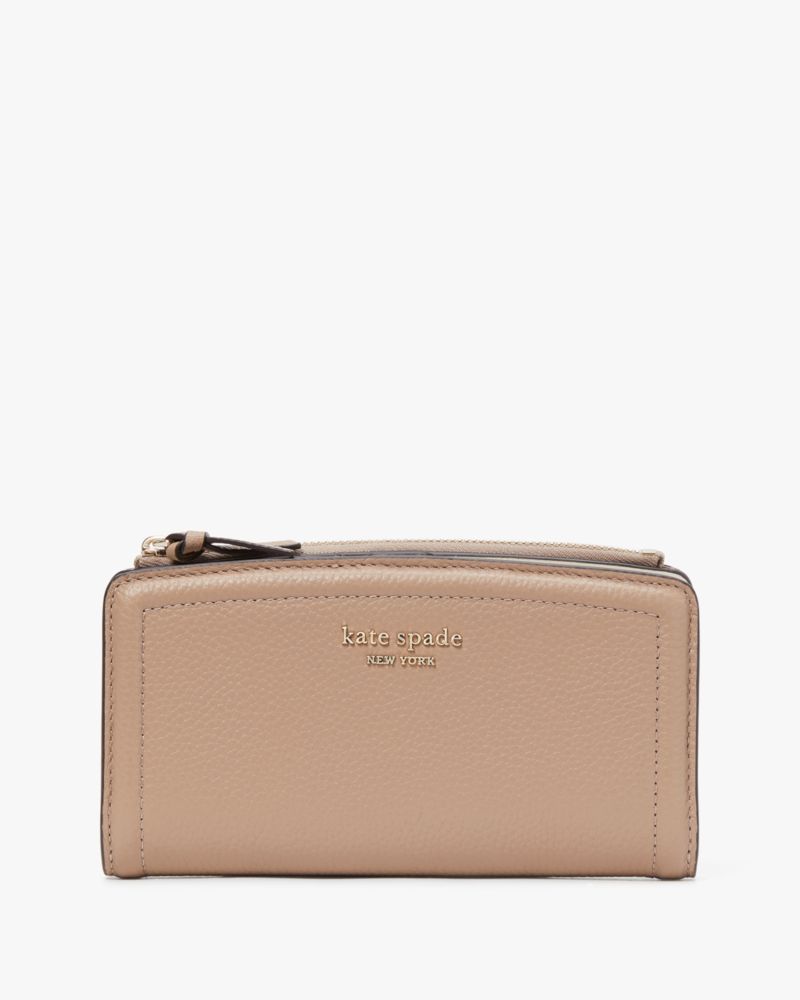 Kate Spade,ノット ジップ スリム ウォレット,ミニ財布,