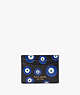 Kate Spade,Morgan Evil Eye Embellished Cardholder,Black Multi