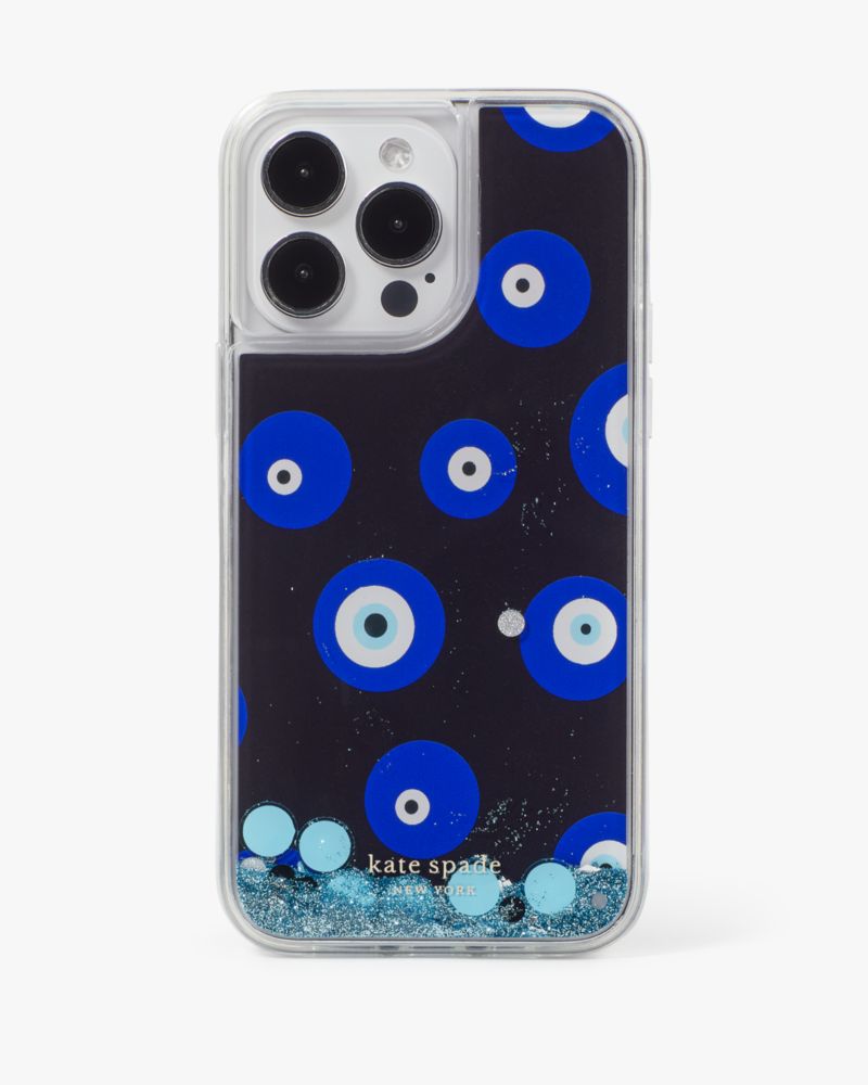 Evil Eye Liquid Glitter iPhone 14 Pro Max Case