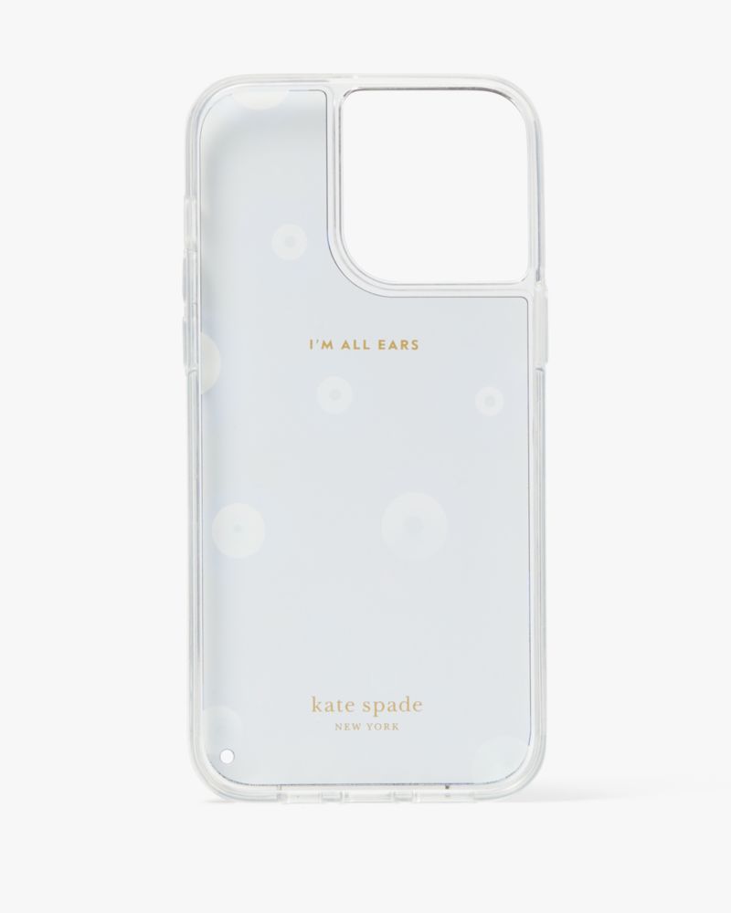 Kate Spade,イーブル アイ リキッド グリッター アイフォン 14 PRO MAX ケース,iPhoneケース,