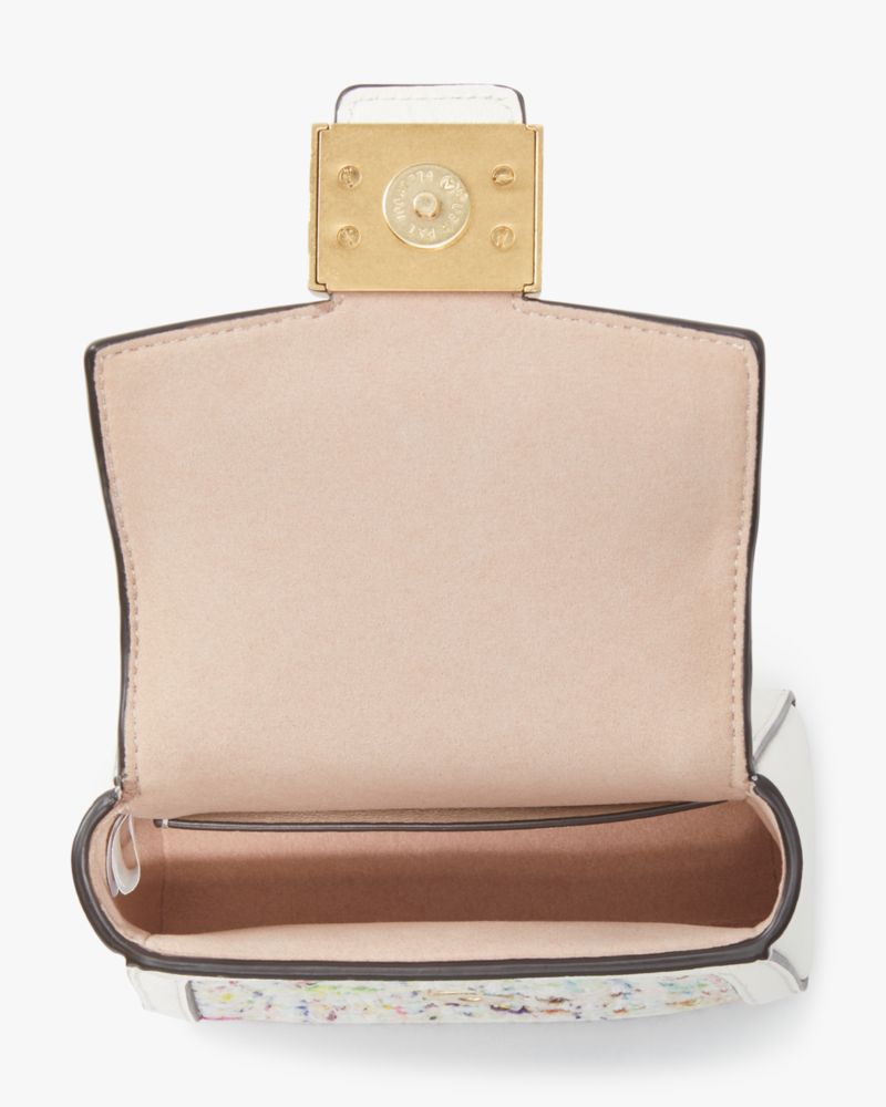 Kate Spade,ケイティ ツイード マイクロ クロスボディ,全てのアウトレット,クリームマルチ