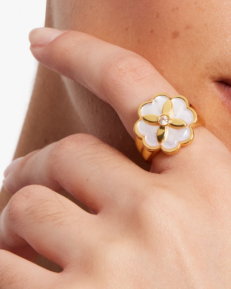 Kate Spade,Heritage Bloom Signet Ring,