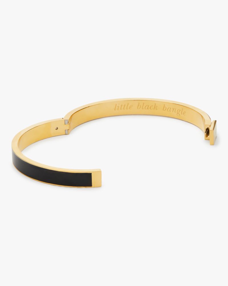 Kate Spade,Little Black Thin Idiom Bangle,