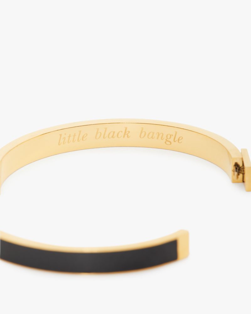 Little Black Thin Idiom Bangle