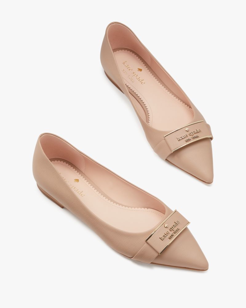 Kate Spade,Deneuve Flats,Toasted Hazelnut