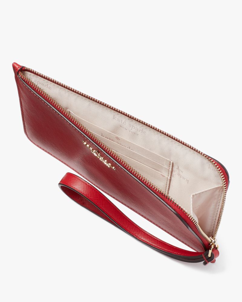 Kate Spade,ルーシー ミディアム L-ジップ リスレット,カードケース・キーケース,キャンディッド チェリー